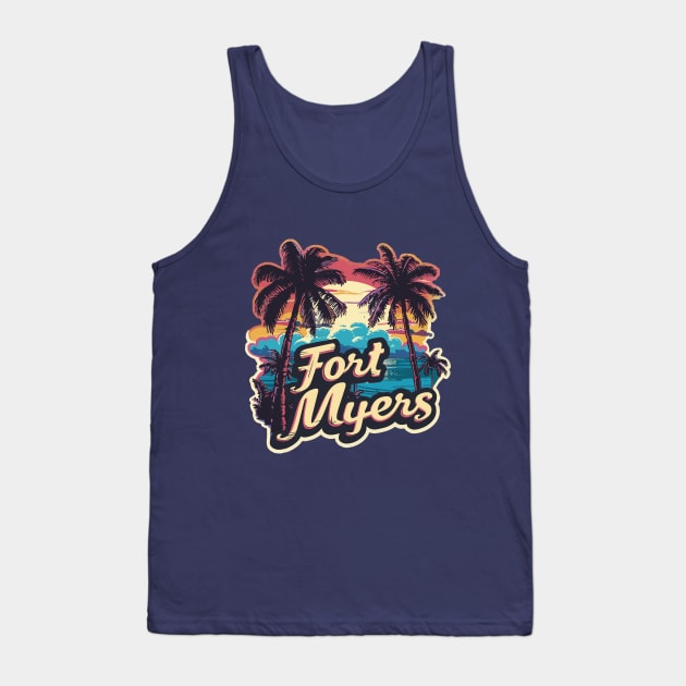 Fort Myers Florida Tank Top by VelvetRoom